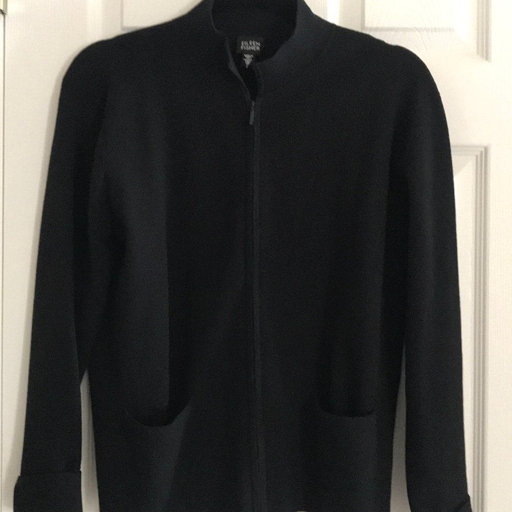 EIleen Fisher black jacket